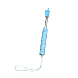 Maxbell Telescopic Teacher Pointer Portable Hand Pointer for Conference Presentation Sponge Cover Blue