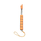 Maxbell Telescopic Teacher Pointer Portable Hand Pointer for Conference Presentation Sponge Cover Orange
