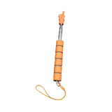 Maxbell Telescopic Teacher Pointer Portable Hand Pointer for Conference Presentation Sponge Cover Orange