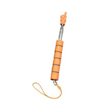 Maxbell Telescopic Teacher Pointer Portable Hand Pointer for Conference Presentation Sponge Cover Orange