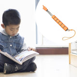 Maxbell Telescopic Teacher Pointer Portable Hand Pointer for Conference Presentation Sponge Cover Orange