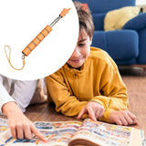 Maxbell Telescopic Teacher Pointer Portable Hand Pointer for Conference Presentation Sponge Cover Orange