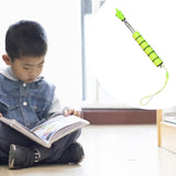 Maxbell Telescopic Teacher Pointer Portable Hand Pointer for Conference Presentation Sponge Cover Green