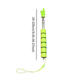 Maxbell Telescopic Teacher Pointer Portable Hand Pointer for Conference Presentation Sponge Cover Green