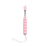 Maxbell Telescopic Teacher Pointer Portable Hand Pointer for Conference Presentation Sponge Cover Pink