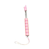 Maxbell Telescopic Teacher Pointer Portable Hand Pointer for Conference Presentation Sponge Cover Pink