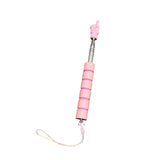 Maxbell Telescopic Teacher Pointer Portable Hand Pointer for Conference Presentation Sponge Cover Pink