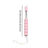 Maxbell Telescopic Teacher Pointer Portable Hand Pointer for Conference Presentation Sponge Cover Pink