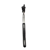 Maxbell Telescopic Teacher Pointer Portable Hand Pointer for Conference Presentation Rubber Cover Black