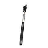 Maxbell Telescopic Teacher Pointer Portable Hand Pointer for Conference Presentation Rubber Cover Black