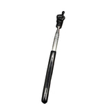 Maxbell Telescopic Teacher Pointer Portable Hand Pointer for Conference Presentation Rubber Cover Black