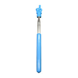 Maxbell Telescopic Teacher Pointer Portable Hand Pointer for Conference Presentation Rubber Cover Blue