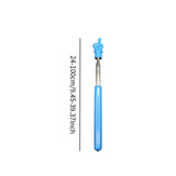 Maxbell Telescopic Teacher Pointer Portable Hand Pointer for Conference Presentation Rubber Cover Blue