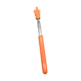 Maxbell Telescopic Teacher Pointer Portable Hand Pointer for Conference Presentation Rubber Cover Orange