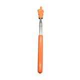 Maxbell Telescopic Teacher Pointer Portable Hand Pointer for Conference Presentation Rubber Cover Orange