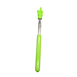 Maxbell Telescopic Teacher Pointer Portable Hand Pointer for Conference Presentation Rubber Cover Green
