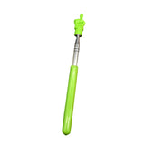 Maxbell Telescopic Teacher Pointer Portable Hand Pointer for Conference Presentation Rubber Cover Green