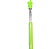 Maxbell Telescopic Teacher Pointer Portable Hand Pointer for Conference Presentation Rubber Cover Green