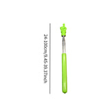 Maxbell Telescopic Teacher Pointer Portable Hand Pointer for Conference Presentation Rubber Cover Green