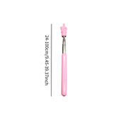 Maxbell Telescopic Teacher Pointer Portable Hand Pointer for Conference Presentation Rubber Cover Pink
