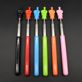 Maxbell Telescopic Teacher Pointer Portable Hand Pointer for Conference Presentation Rubber Cover Pink