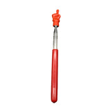 Maxbell Telescopic Teacher Pointer Portable Hand Pointer for Conference Presentation Rubber Cover Red