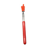 Maxbell Telescopic Teacher Pointer Portable Hand Pointer for Conference Presentation Rubber Cover Red