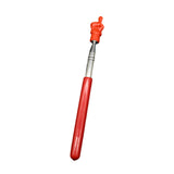 Maxbell Telescopic Teacher Pointer Portable Hand Pointer for Conference Presentation Rubber Cover Red