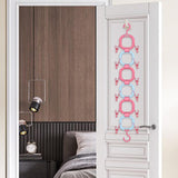 Maxbell Doll Hanging Organizer Doll Storage Display Rack for Closet Wall Living Room Pink Blue
