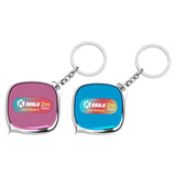 Maxbell Tape Measure Keyring Easy to Use Metric Ruler for Body Fabric Body Measuring Pink