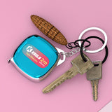 Maxbell Tape Measure Keyring Easy to Use Metric Ruler for Body Fabric Body Measuring Blue