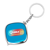 Maxbell Tape Measure Keyring Easy to Use Metric Ruler for Body Fabric Body Measuring Blue