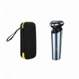 Maxbell Electric Shaver Case EVA Portable Protective Bag for Travel Black Yellow