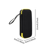 Maxbell Electric Shaver Case EVA Portable Protective Bag for Travel Black Yellow