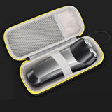 Maxbell Electric Shaver Case EVA Portable Protective Bag for Travel Black Yellow