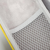 Maxbell Electric Shaver Case EVA Portable Protective Bag for Travel Black Yellow