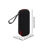 Maxbell Electric Shaver Case EVA Portable Protective Bag for Travel Black Red