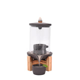 Maxbell Ceramic Backflow Incense Burner Feng Shui Incense Holder for Home SPA Office
