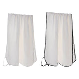 Maxbell Suspender Bathrobe Soft Lady Bath Towel for Women for Hotel Birthday Bedroom white edge