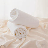 Maxbell Suspender Bathrobe Soft Lady Bath Towel for Women for Hotel Birthday Bedroom white edge