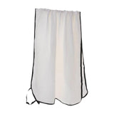 Maxbell Suspender Bathrobe Soft Lady Bath Towel for Women for Hotel Birthday Bedroom black edge
