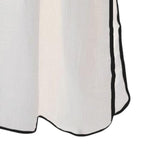 Maxbell Suspender Bathrobe Soft Lady Bath Towel for Women for Hotel Birthday Bedroom black edge