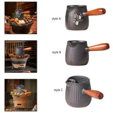 Maxbell Tea Pot Chinese Traditional Sturdy 600ml Tea Maker for Camping Steeping Home Style A