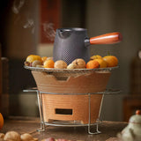 Maxbell Tea Pot Chinese Traditional Sturdy 600ml Tea Maker for Camping Steeping Home Style B