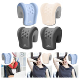Maxbell Headrest for Office Chair Comfort Memory Foam Head Rest Pillow for Adults Blue Gray