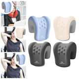 Maxbell Headrest for Office Chair Comfort Memory Foam Head Rest Pillow for Adults Blue Gray