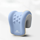 Maxbell Headrest for Office Chair Comfort Memory Foam Head Rest Pillow for Adults Blue Gray