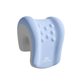 Maxbell Headrest for Office Chair Comfort Memory Foam Head Rest Pillow for Adults Blue Gray