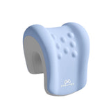 Maxbell Headrest for Office Chair Comfort Memory Foam Head Rest Pillow for Adults Blue Gray