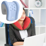 Maxbell Headrest for Office Chair Comfort Memory Foam Head Rest Pillow for Adults Blue Gray